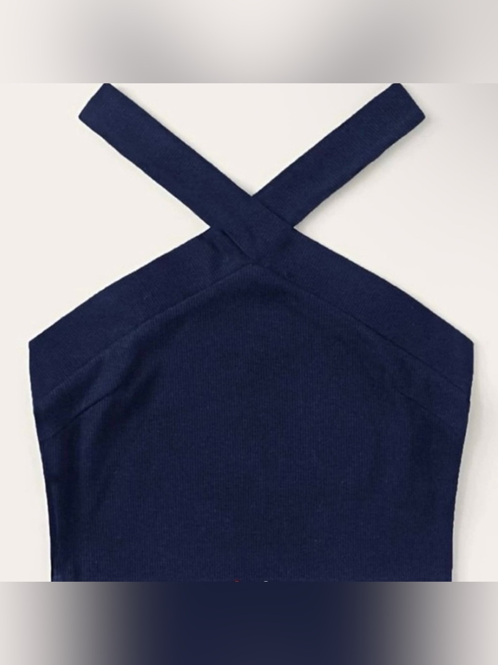Cross Neck Crop Top